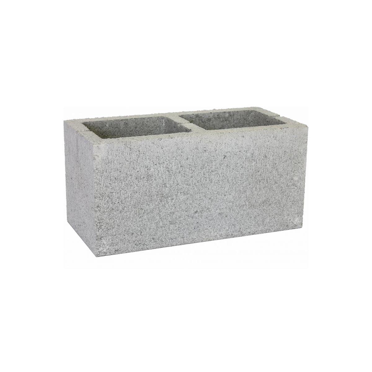 15.01 Grey Block 390x140x190mm - Durable Concrete Blocks for Versatile Applications