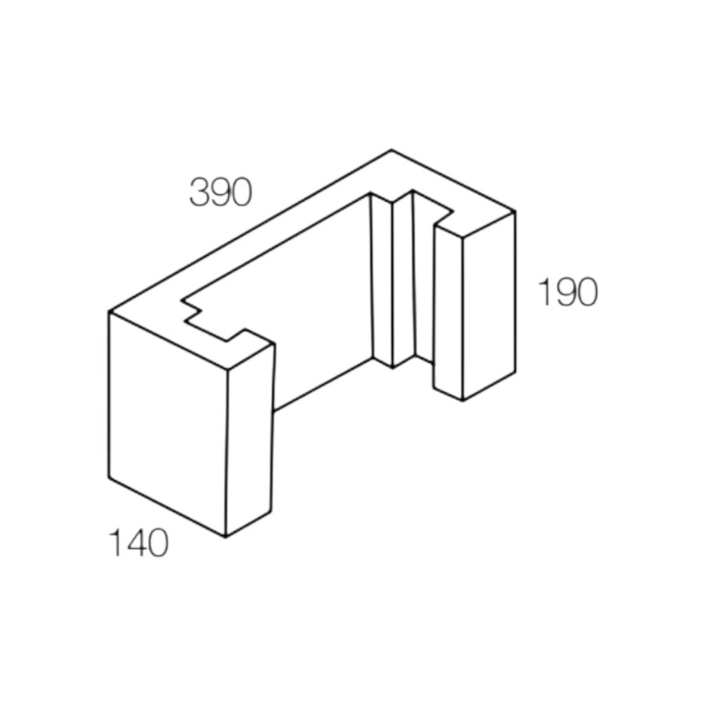 150 Series Cleanout Concrete Grey Block