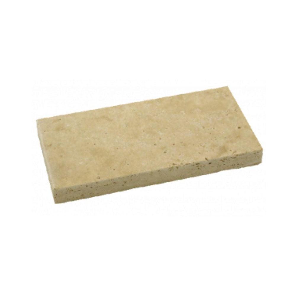 Classic Travertine Paver, Tumbled and Unfilled/PCS