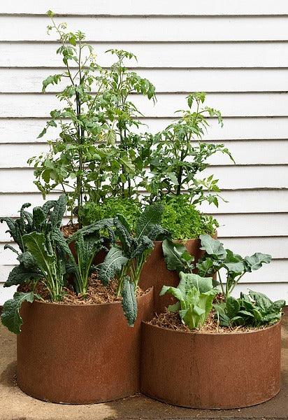 FormBoss® Three Tiered Planters – Durable Redcor® Metal Garden Edging