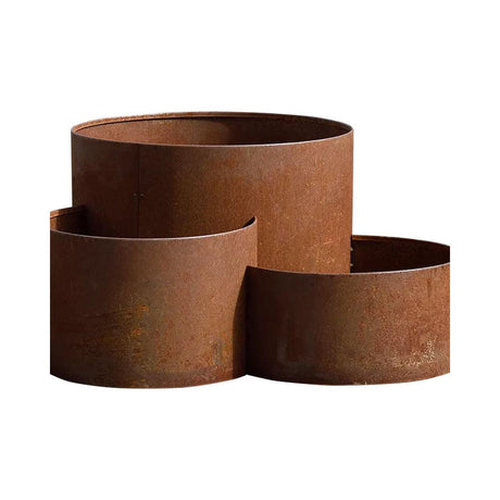 FormBoss® Three Tiered Planters – Durable Redcor® Metal Garden Edging