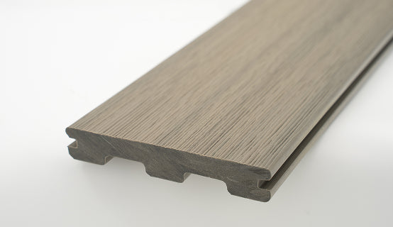 WoodEvo HOME Composite Grooved Decking Board 138mm x 23mm x 5.4m