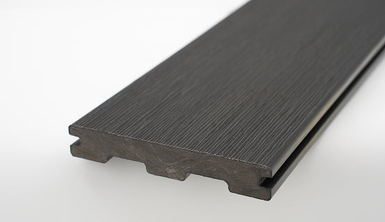 WoodEvo HOME Composite Grooved Decking Board 138mm x 23mm x 5.4m