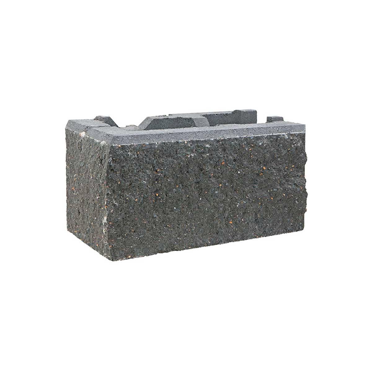 Adbri Masonry 390 x 200 x 215mm Charcoal Versawall Corner Block