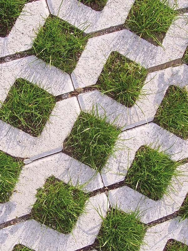 National Masonry Grasspave permeable concrete paver grass driveway erosion control Melbourne