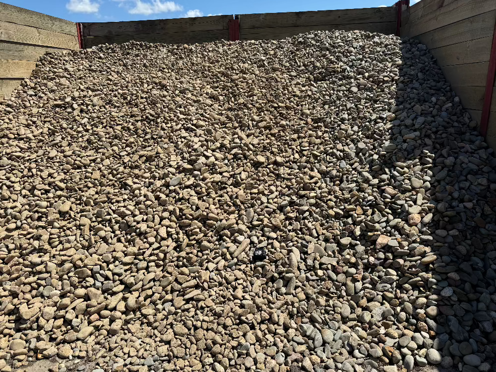 Buffalo Flats Pebbles - Versatile Decorative Landscape Pebbles for Pathways and Garden Beds