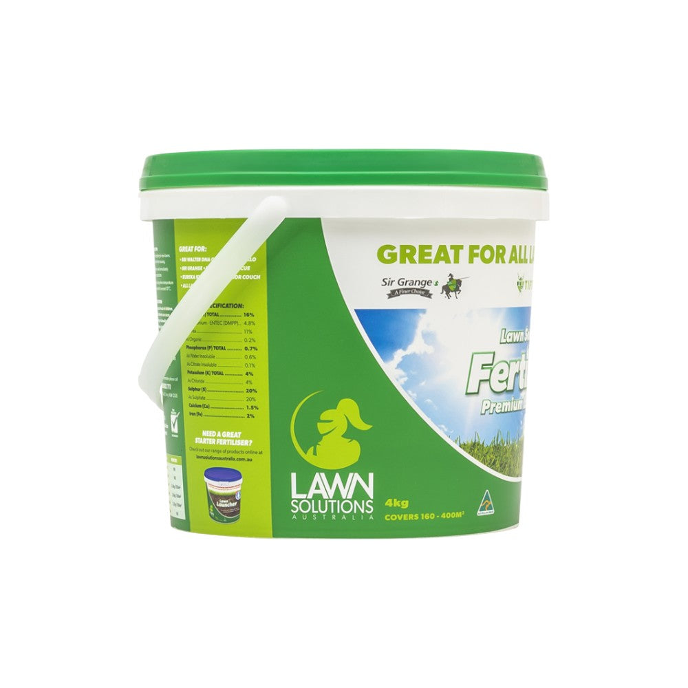 Lawn Solutions Premium Fertiliser 4kg