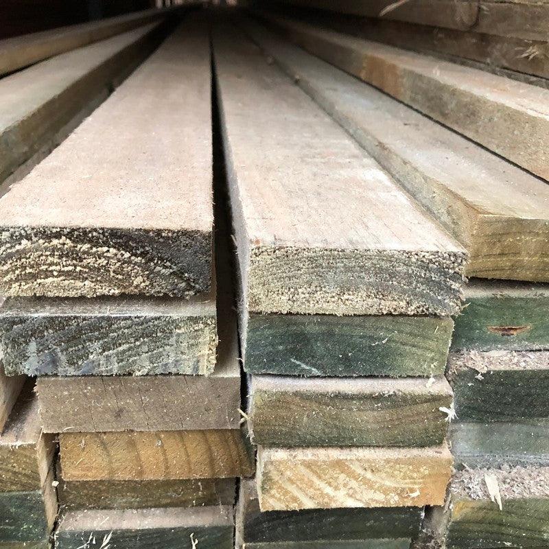Treated Pine Rough Sawn Garden Edging 75 x 25mm