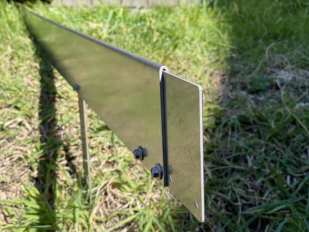 SHAPESCAPER Galvabond Steel Metal Garden Edging 1.6mm