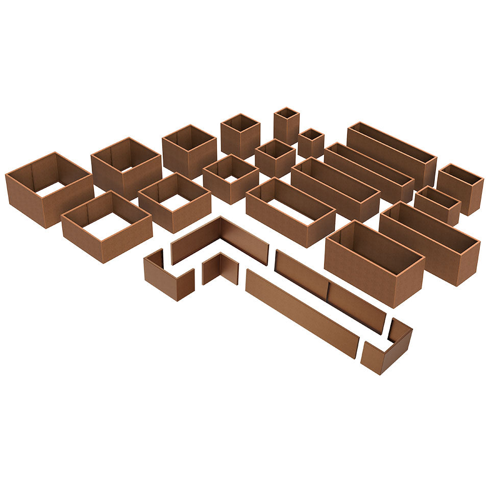 SHAPESCAPER® REDCOR®Modular Box Planter Planter Internal and External Corners Australian Made