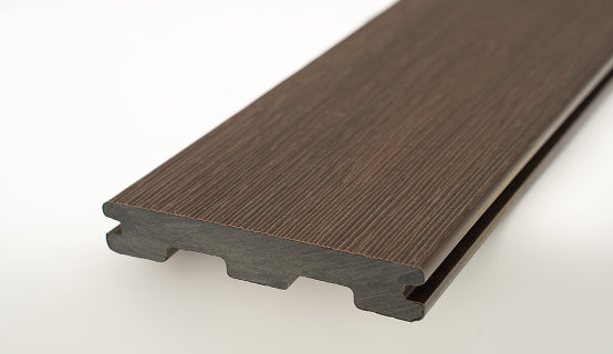 WoodEvo HOME Composite Grooved Decking Board 138mm x 23mm x 5.4m