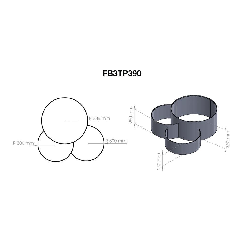 FormBoss® Three Tiered Planters – Durable Redcor® Metal Garden Edging