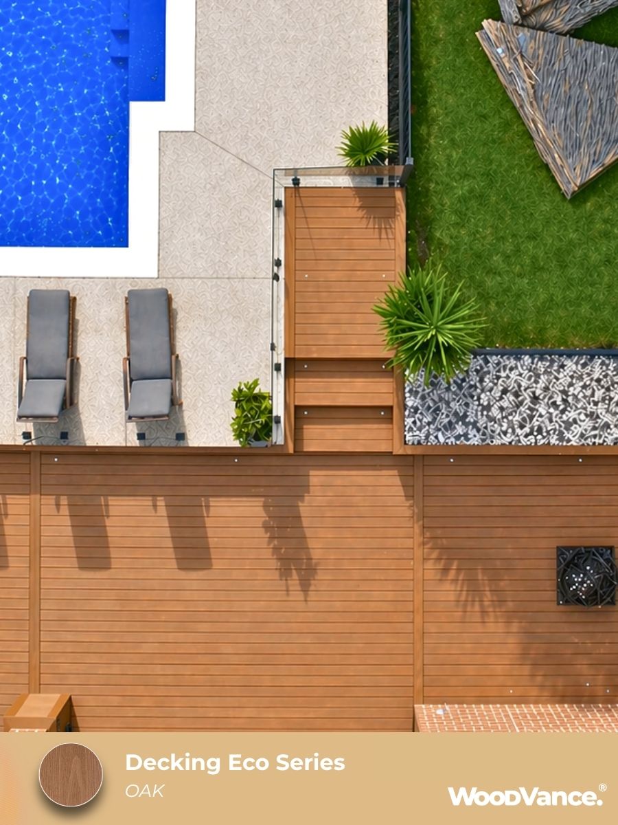 WoodVance Eco Series Dual-Tone Composite Decking Board 5400 x 138 x 23mm