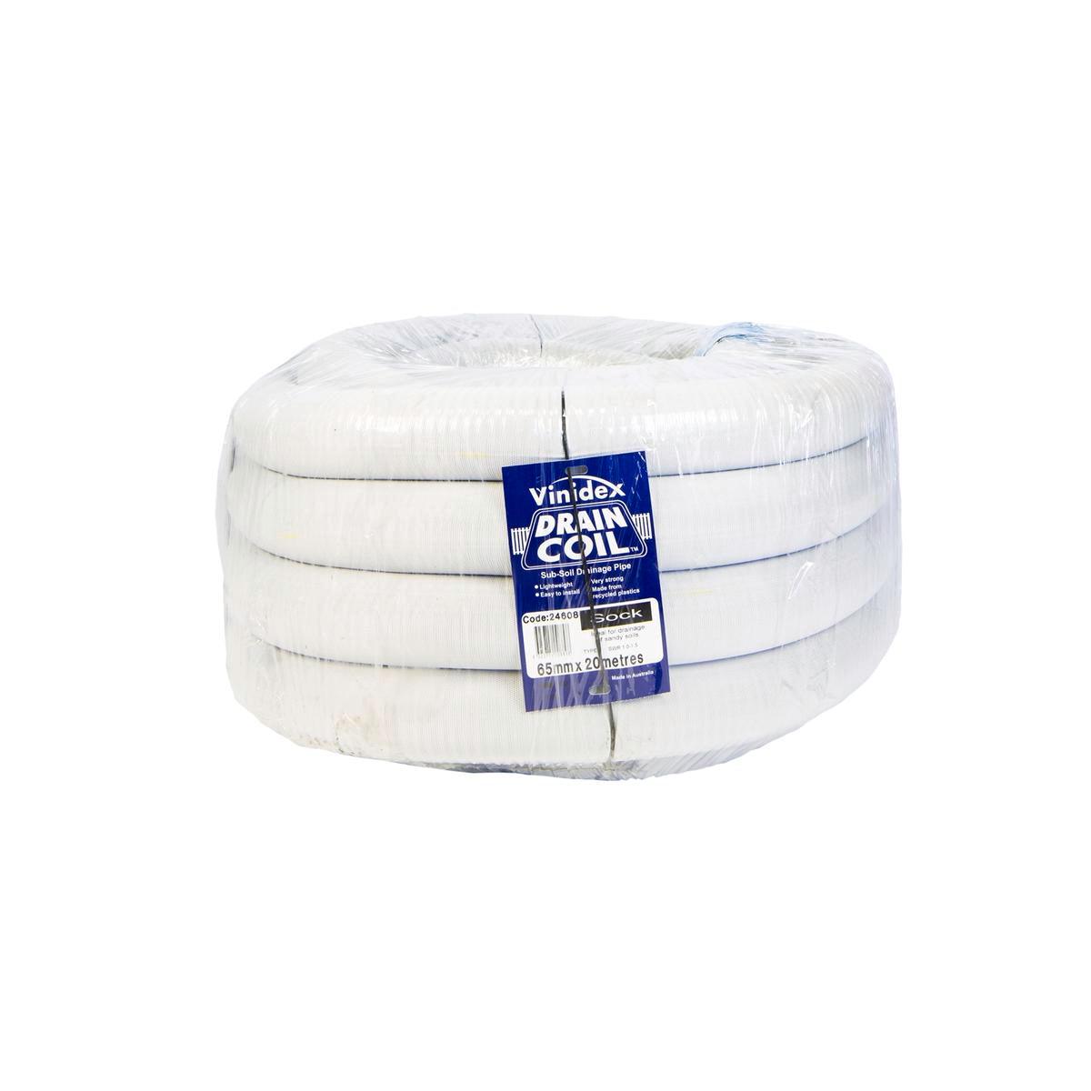Agi Pipe 65mm X 20m Socked Slotted