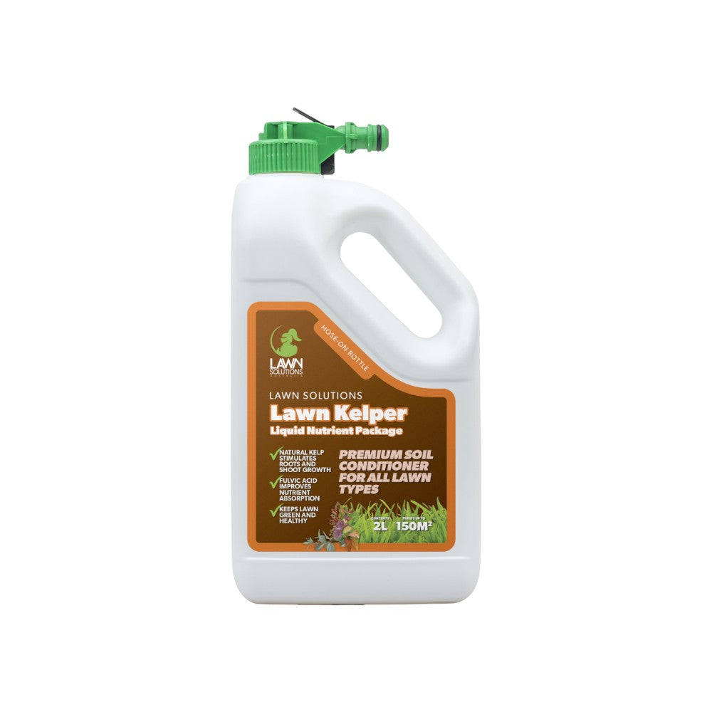 Lawn Kelper Ready-To-Use Hose-On Soil Conditioner - Organic Liquid Fertiliser with Seaweed