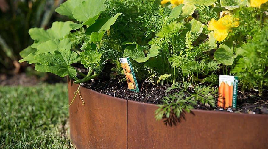 FormBoss® Round Steel Garden Edging – Durable and Versatile for Garden Designs