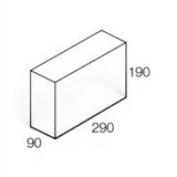 National Masonry 10.32FR 300 Series End Closer Capping Block 290x190x90mm
