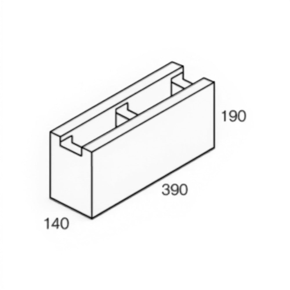 National Masonry 150 Series Concrete Grey Block