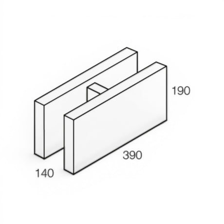 National Masonry 150 Series Concrete Grey Block