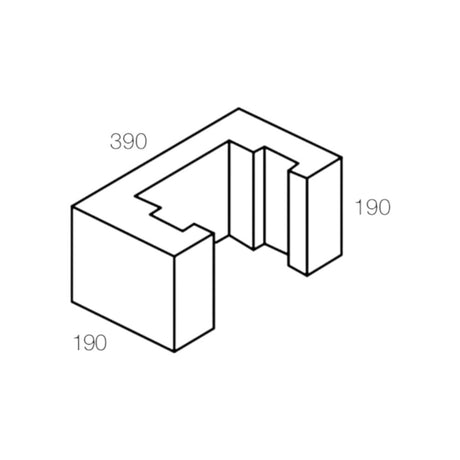 200 Series Concrete Grey Block