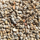 20mm Cream Pebbles/m³ - Decorative Garden Pebbles for Harmonious Landscape Designs