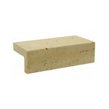 Classic Travertine Coping Dropface, Tumbled and Unfilled/PCS