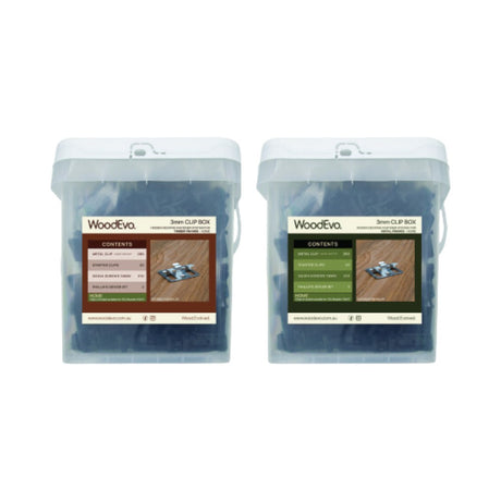 WoodEvo 3mm HOME composite decking Clips Box - BAL12.5, BAL19, BAL29 Certified