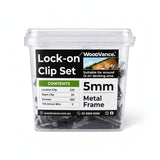 WoodVance 5mm Lock-on Hidden Decking Clip Set