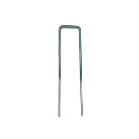 U Shape Galvanised Staples 150mm With Green Top (For Artificial Grass 150mm long 100 per pack)