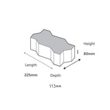 Adbri Masonry concrete paver Unipave® 80