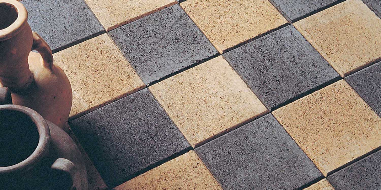 National Masonry Arenapave 200x200 Charcoal concrete paver garden path Melbourne