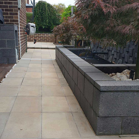 National Masonry Bellarine Stone Sandstock wet cast concrete paver outdoor Melbourne