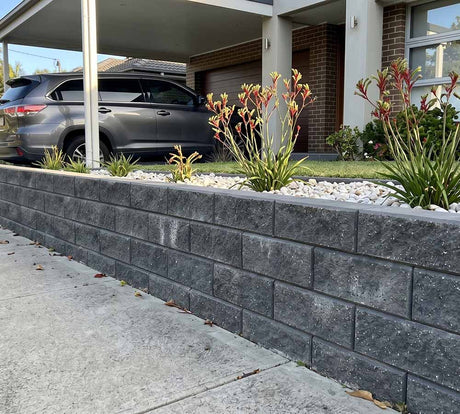 Concrete Sleepers Blockface Charcoal 200 x 80mm