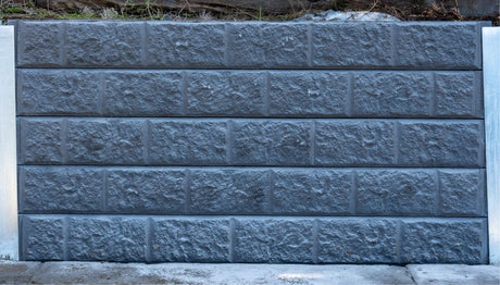 Concrete Sleepers Blockface Charcoal 200 x 80mm