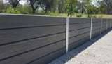 Concrete Sleepers Woodgrain Charcoal 200 x 100mm