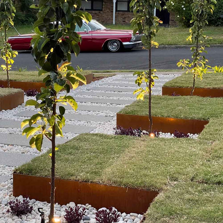 SHAPESCAPER Redcor Steel Metal Garden Edging 2.5mm Australian Made