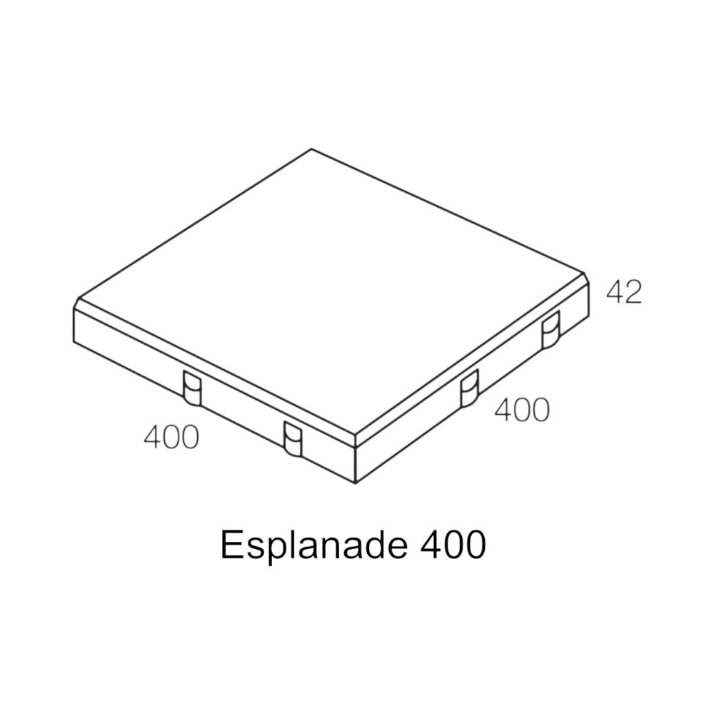 National Masonry Esplanade 400x400  concrete paver patio Melbourne