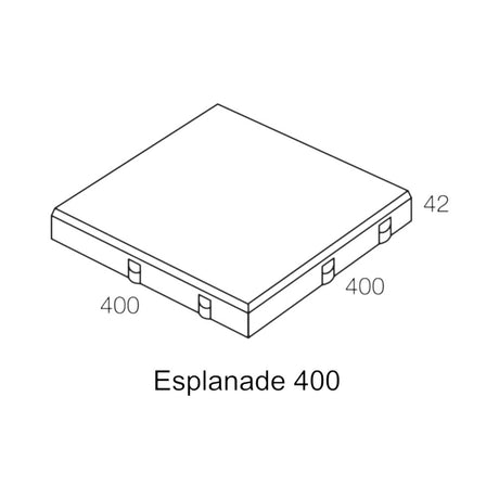 National Masonry Esplanade 400x400  concrete paver patio Melbourne
