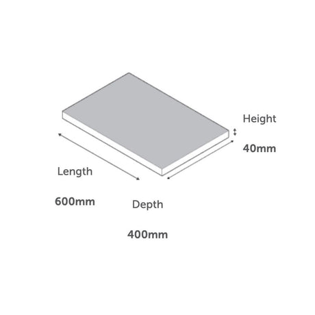 Euro Stone 600 x 400 x 40mm