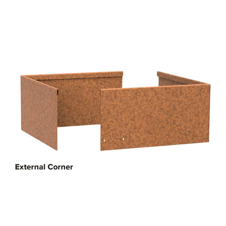 SHAPESCAPER® REDCOR Pre-Made Metal Garden Edging Corners