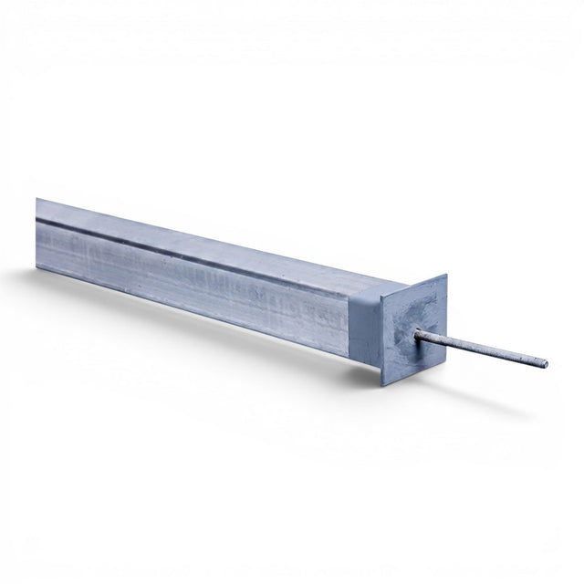 Threaded Galvanised Steel Stump 1.9~3.0m x 75mm x 75mm