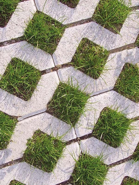 National Masonry Grasspave permeable concrete paver grass driveway erosion control Melbourne