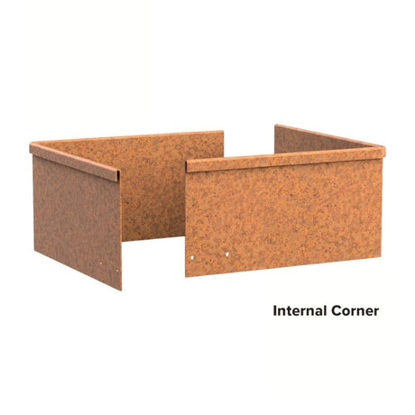 SHAPESCAPER® REDCOR Pre-Made Metal Garden Edging Corners