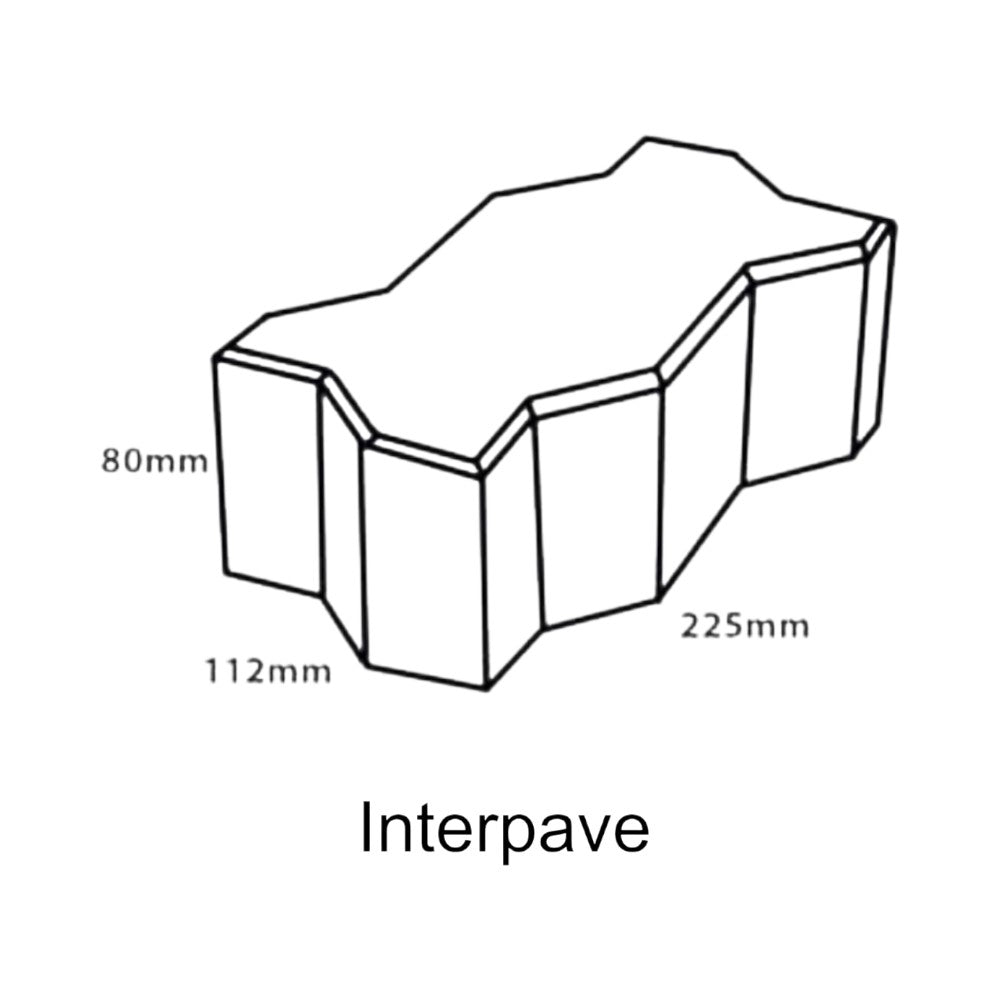 National Masonry Interpave 225x112 80mm interlocking heavy duty commercial paver Melbourne