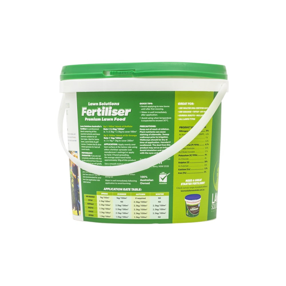 Lawn Solutions Premium Fertiliser 4kg