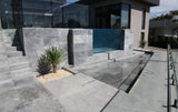 Marble Sandblasted Slabs, Frozen Blue/PCS