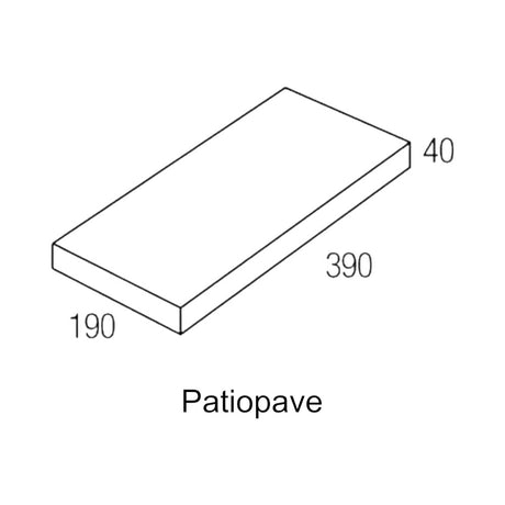 National Masonry Patiopave 390x190 Sahara concrete paver patio Melbourne
