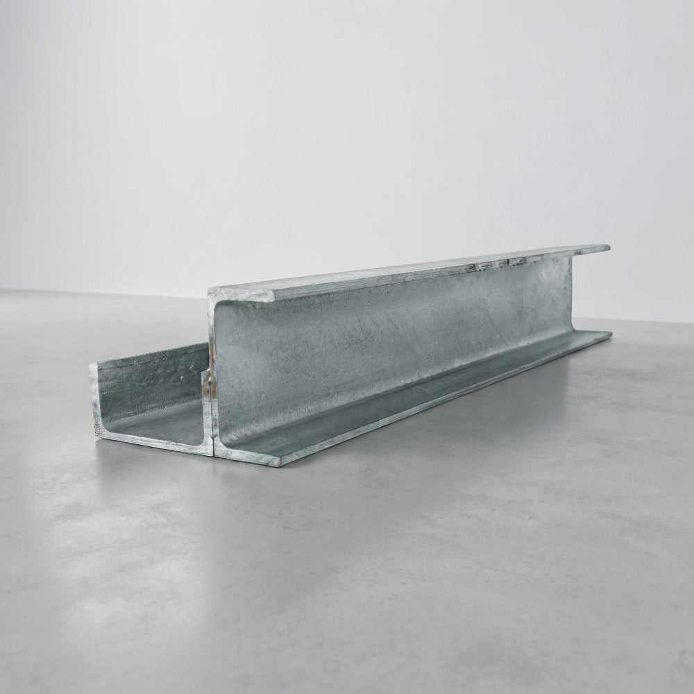 Retaining Wall Steel L Section "Corner" 150PFC/m - Heavy Duty Galvanised Steel Corner Post for Retaining Walls