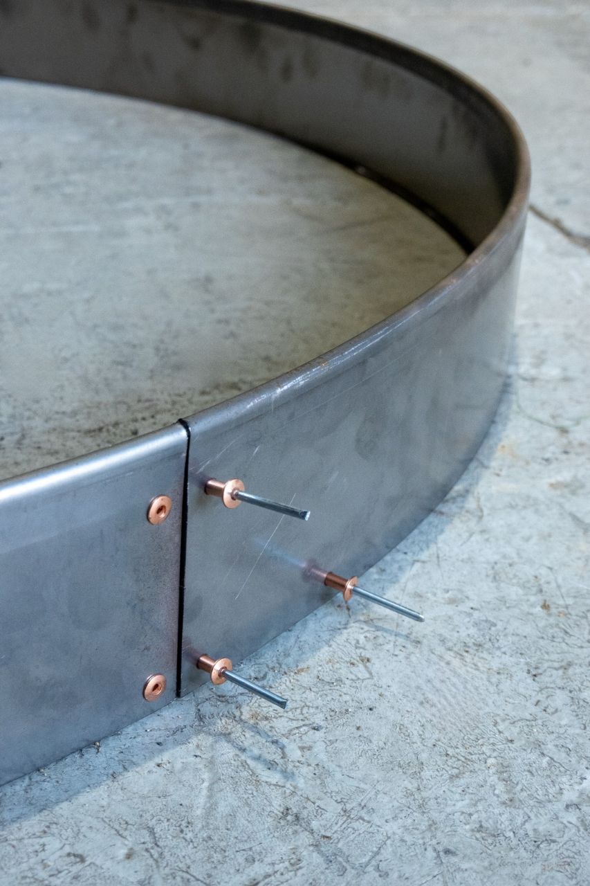 Galvabond Round Steel Ring Garden Edging