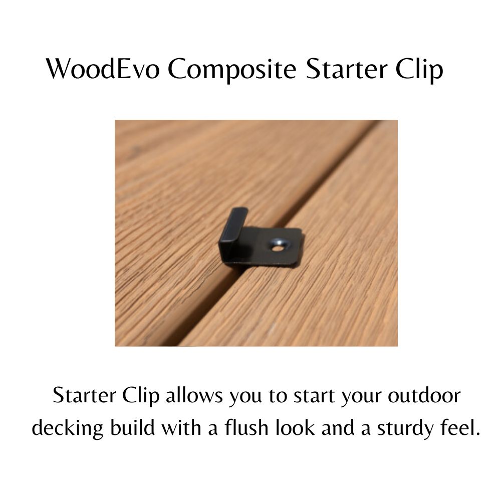 WoodEvo 5mm TruLock Compost Decking Clips Box - Universal Advanced Locking System